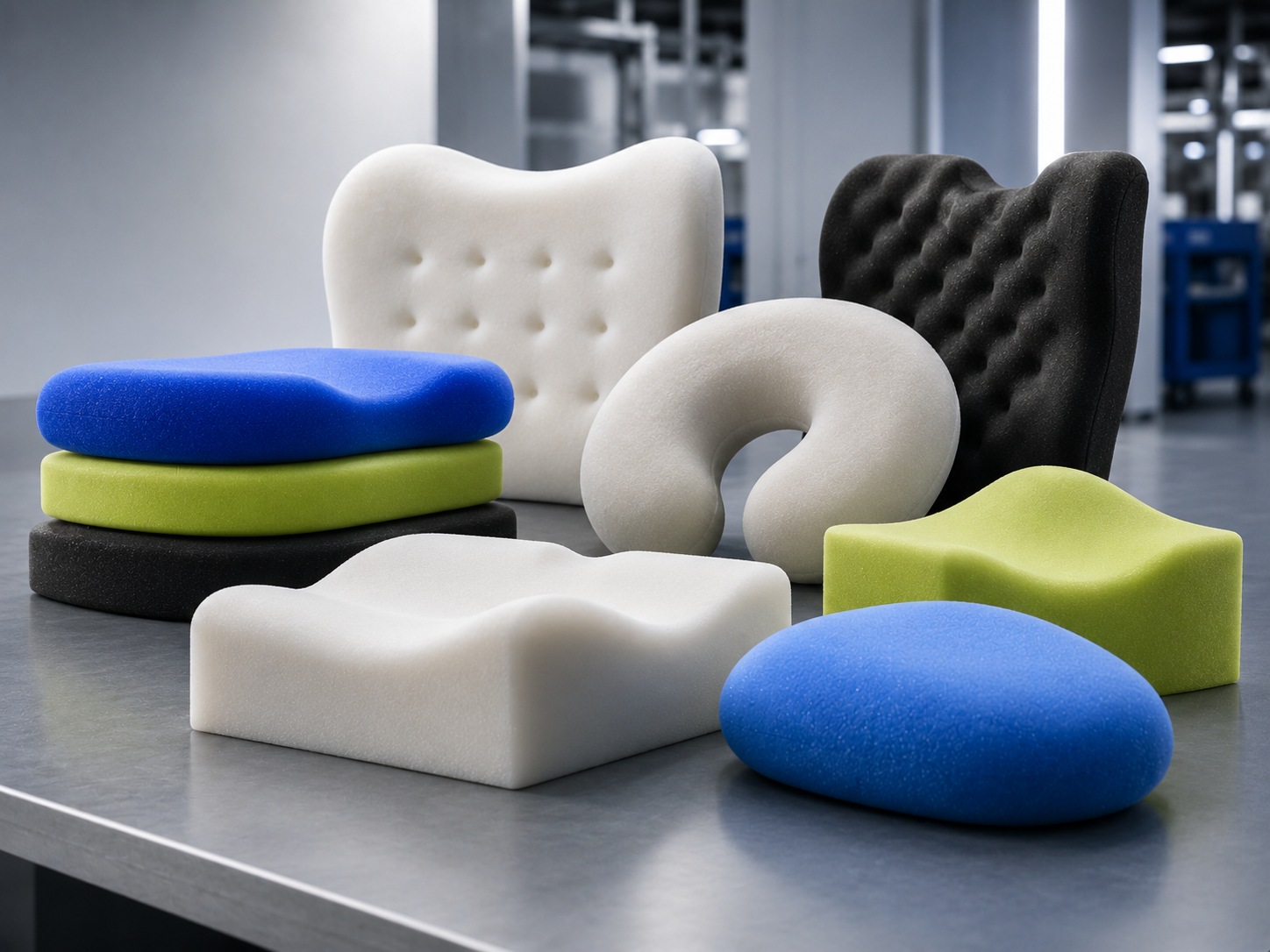 Espuma suave para confort, descanso y aplicaciones ergonómicas